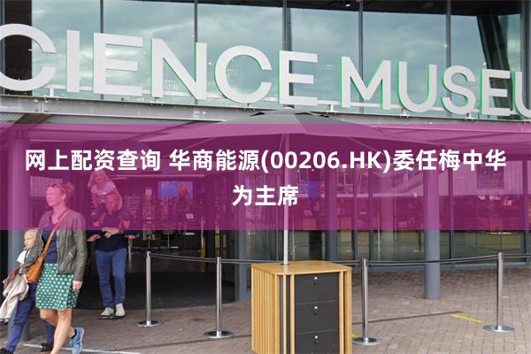 网上配资查询 华商能源(00206.HK)委任梅中华为主席
