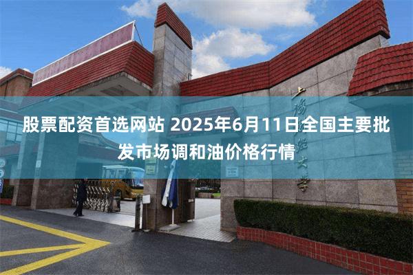 股票配资首选网站 2025年6月11日全国主要批发市场调和油价格行情