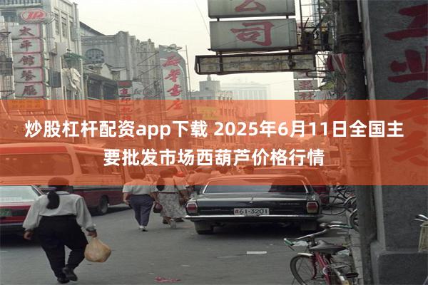 炒股杠杆配资app下载 2025年6月11日全国主要批发市场西葫芦价格行情
